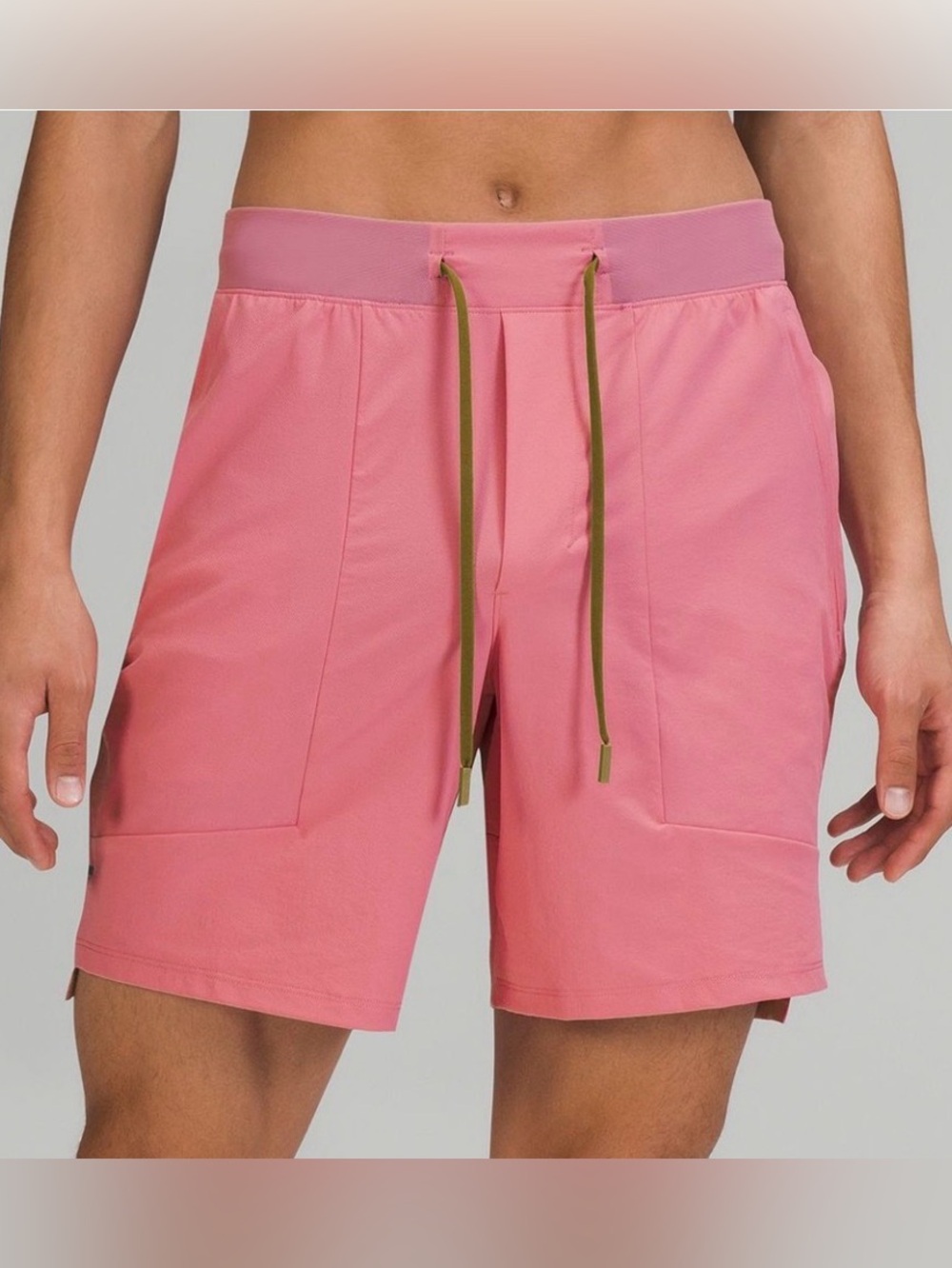 Lululemon Men’s License to Train Linerless Athletic Short 7" Inseam Pink Sz Lg